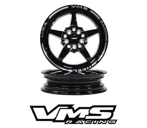 REAR or FRONT DRAG RACE V-STAR 5 LUG WHEEL 15X3.5 5X100/ 5X114.3 5 LUG 10 OFFSET // PART # VWST004