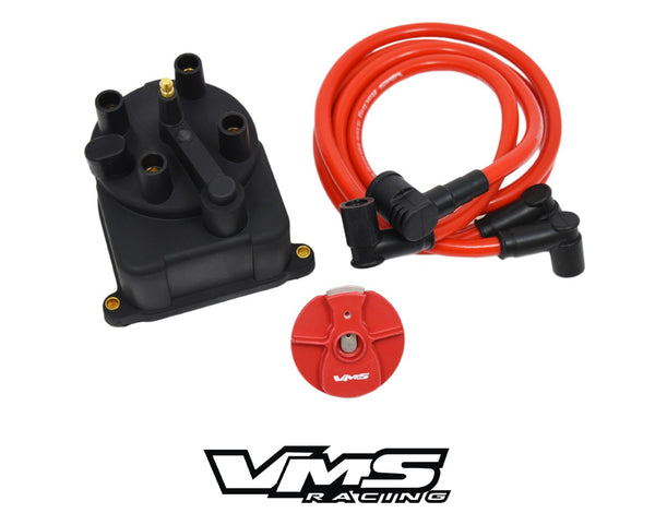 DISTRIBUTOR CAP MODIFIED FOR EXTERNAL COIL 92-01 ACURA INTEGRA RS/LS/GS RED or BLACK BRASS TERMINALS // PART # DC8292 & IC8092