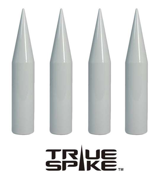 SPIKE 2ND DESIGN "BIG FAT SPIKE" 5.5 INCHES LONG LUG NUT CAPS CNC MACHINED BILLET ALUMINUM, MANY FINISHES TO CHOOSE FROM // DIAMETER: 25MM LENGTH: 136MM PART # LGC015