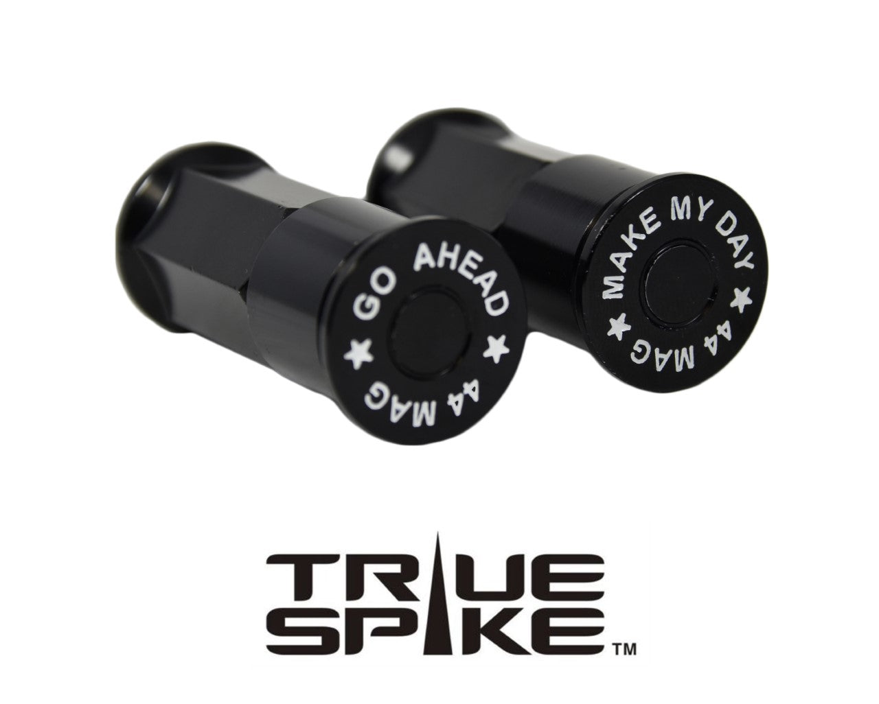 9/16-18 73 MM LONG FORGED STEEL "GO AHEAD MAKE MY DAY" LUG NUTS WITH A  VMS Racing