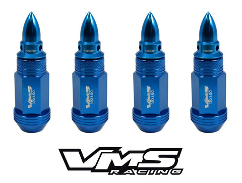 12x1.5 MM SPIKE / BULLET FORGED ALUMINUM LIGHT WEIGHT RACING LUG NUTS // PART # LG0151 & LGC200