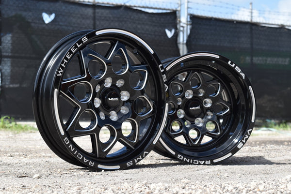 FRONT or REAR ROCKET DRAG RACE 5 LUG WHEEL 15x3.5 5X100/5X114.3 10 OFFSET GREAT FOR HONDA CIVIC CRX ACURA INTEGRA // PART # VWRT003