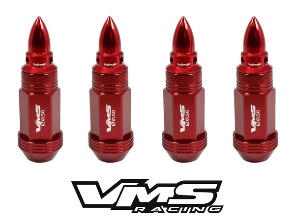12x1.25 MM SPIKE / BULLET FORGED ALUMINUM LIGHT WEIGHT RACING LUG NUTS // PART # LG0171 & LGC200