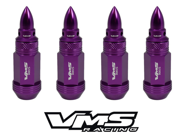 1/2-20 SPIKE / BULLET FORGED ALUMINUM LIGHT WEIGHT RACING LUG NUTS // PART # LG0601 & LGC200