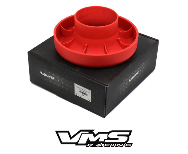 VMS UNIVERSAL VELOCITY STACK 3" RAM AIR INTAKE COMPOSITE RED PLASTIC FUNNEL // PART # IVS300RD