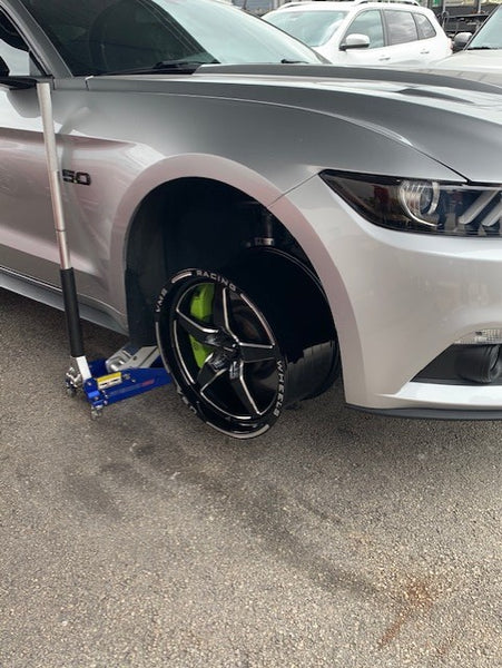 STREET DRAG RACE V-STAR WHEEL 18x9.5 35 OFFSET (6.5 BACKSPACING) 5x114.3 (5x4.5) FITS FRONT OR REAR 15-21 S550 MUSTANG & 05-14 MUSTANG WITHOUT BREMBO'S  // PART # VWST038