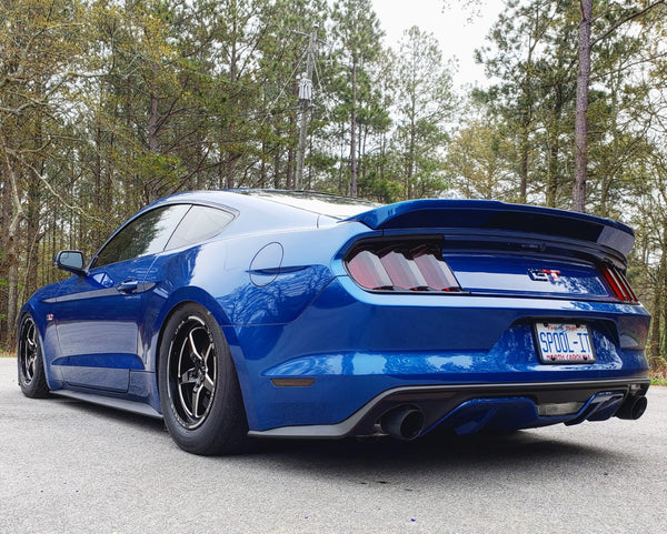 DRAG PACK STREET DRAG RACE V-STAR WHEELS 17x10 54 OFFSET & 18X5 5X114.3 -12 OFFSET FOR 05-14 S197 (NO BREMBO) 15-21 S550 FORD MUSTANG INCLUDING GT WITH PERFORMANCE PACKAGE BREMBO BRAKES BLACK or POLISHED // PART # VWST014 & VWST013 or VWST027 & VWST028