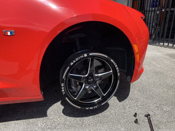 STREET DRAG RACE V-STAR FRONT WHEEL 18X5 5X120 -25 OFFSET FOR 10-23 CHEVROLET CAMARO SS & V6 GEN 5 & 6, 08-09 PONTIAC G8 GT, 14-17 CHEVY SS, 08-14 CADILLAC CTS-V, 06-13 CORVETTE Z06 & GS BLACK OR POLISHED // PART # VWST016, VWST030, VWST099