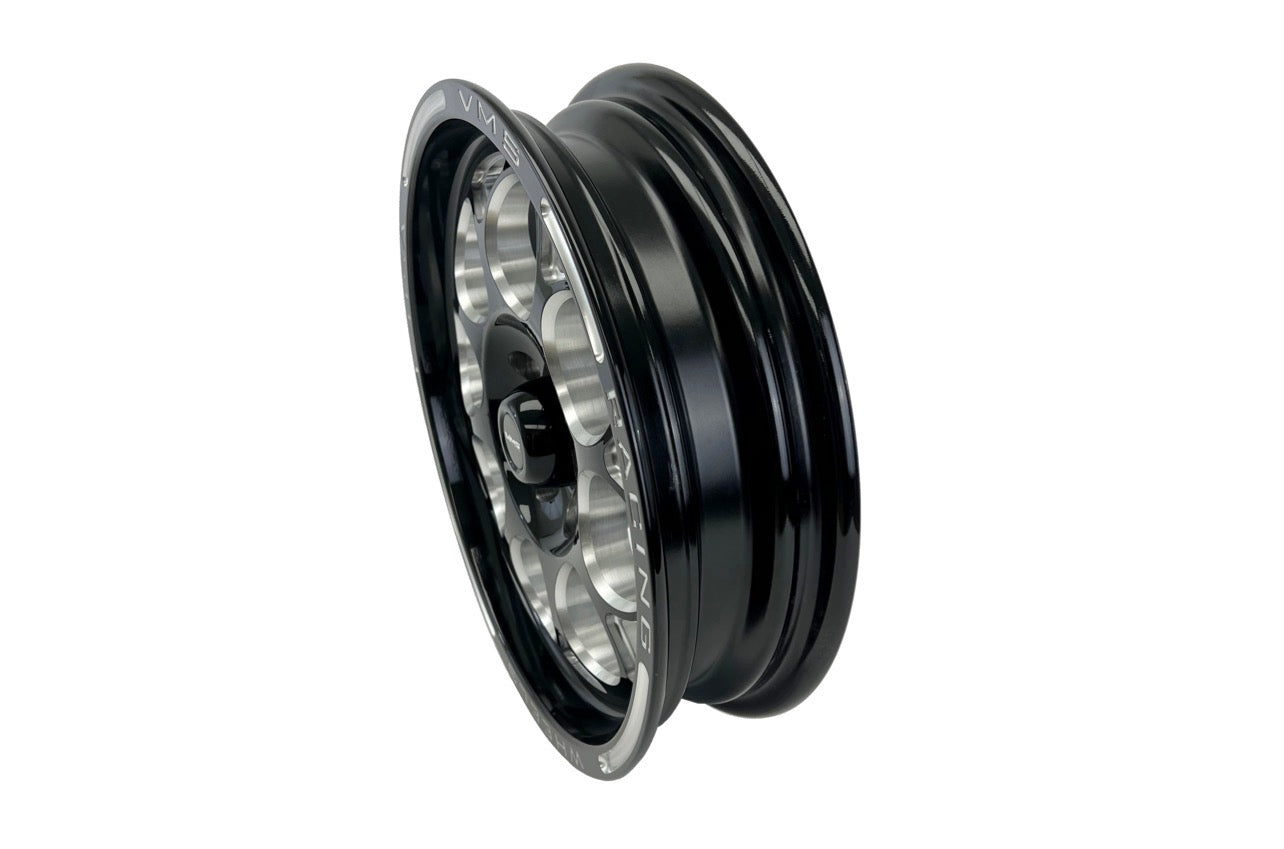 FRONT DRAG RACE 4 LUG MODULO WHEEL 15x3.5 DUAL BOLT PATTERN 4x108 / 4x ...