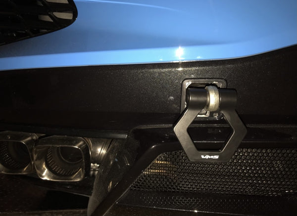 2020-2024 Chevrolet Corvette Racing Tow Hook Hooks C8 Stingray Drag Race Oval Track Available in Red or Black // Part # THC7F and THC7R