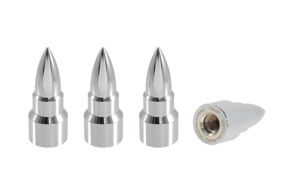 BULLET LUG NUT CAPS CNC MACHINED BILLET ALUMINUM, MANY FINISHES TO CHOOSE FROM // DIAMETER: 20MM LENGTH: 51MM PART # LGC034