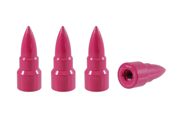 BULLET LUG NUT CAPS CNC MACHINED BILLET ALUMINUM, MANY FINISHES TO CHOOSE FROM // DIAMETER: 20MM LENGTH: 51MM PART # LGC034