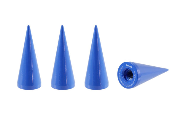 SPIKE LUG NUT CAPS CNC MACHINED BILLET ALUMINUM, MANY FINISHES TO CHOOSE FROM // DIAMETER: 20MM LENGTH: 51MM PART # LGC035