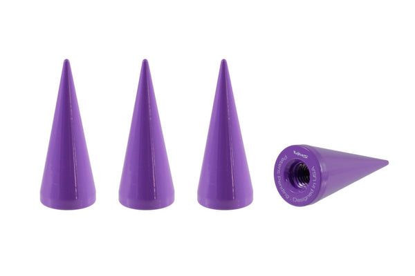 SPIKE LUG NUT CAPS CNC MACHINED BILLET ALUMINUM, MANY FINISHES TO CHOOSE FROM // DIAMETER: 20MM LENGTH: 51MM PART # LGC035