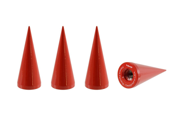 SPIKE LUG NUT CAPS CNC MACHINED BILLET ALUMINUM, MANY FINISHES TO CHOOSE FROM // DIAMETER: 20MM LENGTH: 51MM PART # LGC035