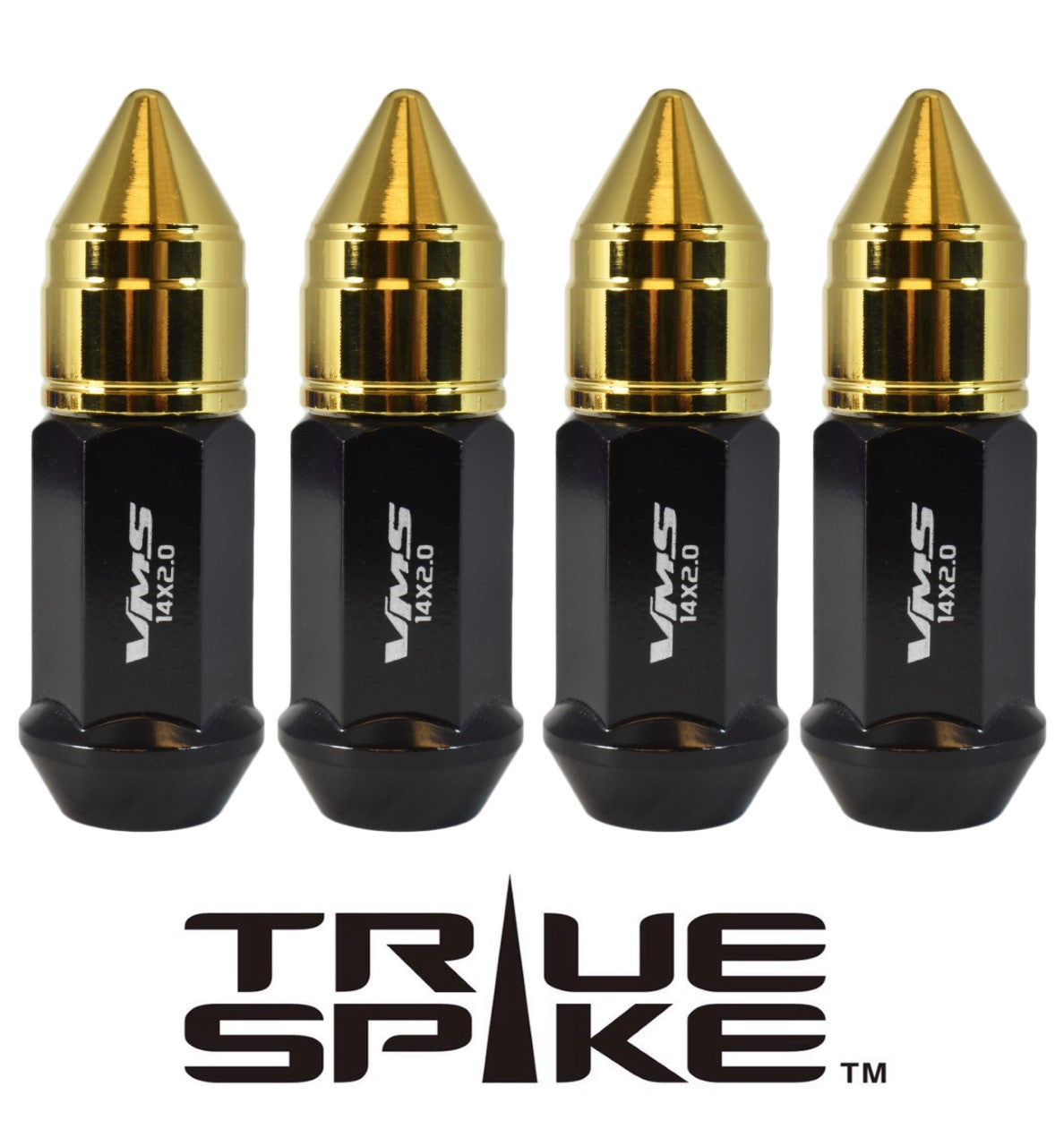 12x1.5 MM 71MM LONG APOLLO SPIKE FORGED STEEL LUG NUTS WITH