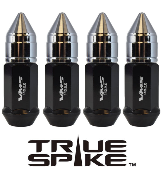 12x1.25 MM 71MM LONG APOLLO SPIKE FORGED STEEL LUG NUTS WITH ANODIZED ALUMINUM CAP // CAP: 20MM DIAMETER 30MM HEIGHT PART # LGC044