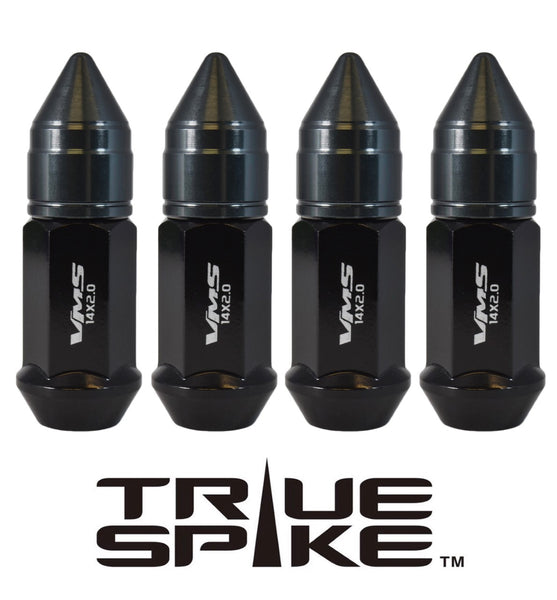 12x1.5 MM 71MM LONG APOLLO SPIKE FORGED STEEL LUG NUTS WITH ANODIZED ALUMINUM CAP // CAP: 20MM DIAMETER 30MM HEIGHT PART # LGC044