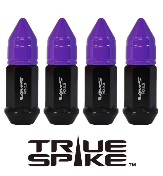 12x1.5 MM 71MM LONG APOLLO SPIKE FORGED STEEL LUG NUTS WITH ANODIZED ALUMINUM CAP // CAP: 20MM DIAMETER 30MM HEIGHT PART # LGC044