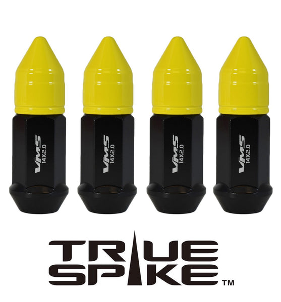 14x1.5 MM 71MM LONG FOR CARS ONLY! NO TRUCKS! APOLLO SPIKE FORGED STEEL LUG NUTS WITH ANODIZED ALUMINUM CAP 09-19 CHEVY CAMARO 15-19 FORD MUSTANG 06-19 DODGE CHARGER CHALLENGER 300 // CAP: 20MM DIAMETER 30MM HEIGHT PART # LGC044