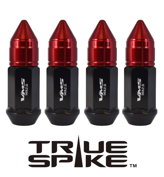 12x1.5 MM 71MM LONG APOLLO SPIKE FORGED STEEL LUG NUTS WITH ANODIZED ALUMINUM CAP // CAP: 20MM DIAMETER 30MM HEIGHT PART # LGC044