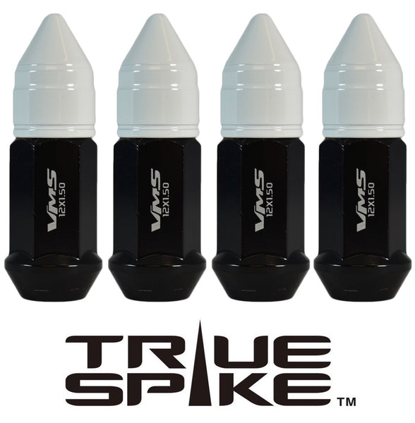12x1.5 MM 71MM LONG APOLLO SPIKE FORGED STEEL LUG NUTS WITH ANODIZED ALUMINUM CAP // CAP: 20MM DIAMETER 30MM HEIGHT PART # LGC044