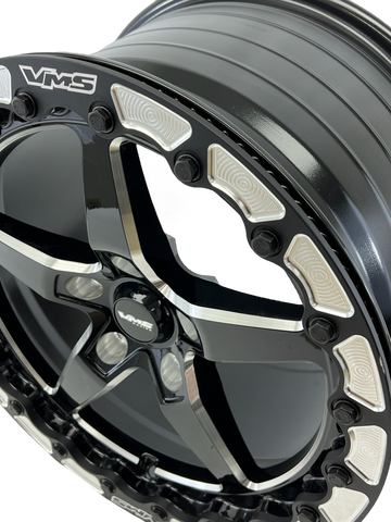 BEADLOCK DRAG RACE V-STAR REAR WHEEL 17x10 +30 OFFSET (6.75