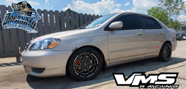 FRONT or REAR TYPHOON DRAG RACE 5 LUG WHEEL 15x8 5X100/5X114.3 20 OFFSET GREAT FOR HONDA CIVIC CRX ACURA INTEGRA // PART # VWTY002