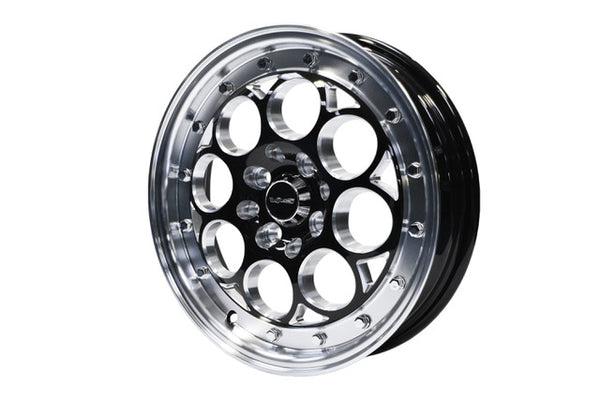 REAR or FRONT DRAG RACE REVOLVER WHEEL 15X3.5 4X100/4X114.3 10 OFFSET GREAT FOR HONDA CIVIC CRX ACURA INTEGRA // PART # VWRE008 VWRE009 VWRE010