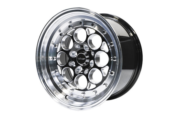 REVOLVER WHEEL 15X8 4X100/ 4X114.3 20 OFFSET GREAT FOR HONDA CIVIC CRX ACURA INTEGRA GOLD OR BLACK MILLING FINISH // PART # VWRE001 VWRE003