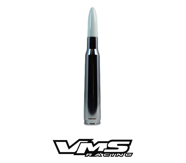 thumbnail image 2 of VMS Racing 50 Cal Bullet Antenna - Chrome Gold Tip For Chevy Silverado 2007-2019 2 of 11
