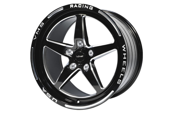 STREET DRAG RACE V-STAR WHEEL 17x10 5X120 44 OFFSET (7 1/4" BACKSPACING) FOR 10-21 GEN 5/6 CAMARO SS & V6, 08-09 PONTIAC G8 GT, 14-17 CHEVY SS, 08-14 CADILLAC CTS-V, 06-13 CORVETTE Z06 & GS  BLACK OR POLISHED // PART # VWST015, VWST029, VWST098