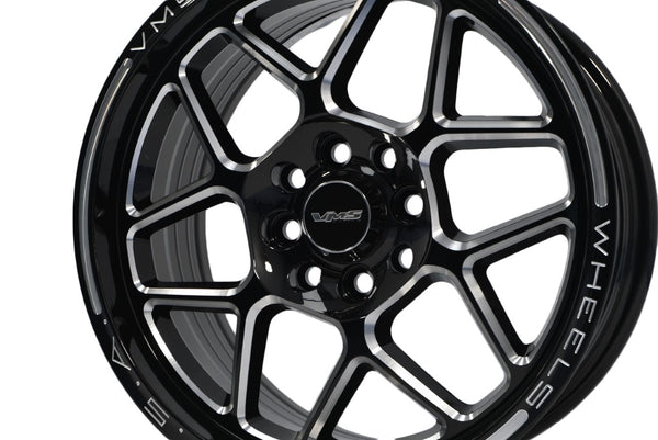BLACKBIRD WHEEL 15X7 4X100 / 4X114.3 35 OFFSET 4 LUG GREAT FOR HONDA CIVIC CRX ACURA INTEGRA BLACK MILLING FINISH // PART # VWBB001