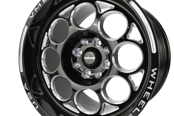 STREET OR DRAG RACE 4 LUG MODULO WHEEL 15x10 DUAL BOLT PATTERN 4X100 4X108 20 OFFSET (6.3" BACKSPACING) 1979-1993 FOX BODY FORD MUSTANG AND OTHERS// PART # VWMO013