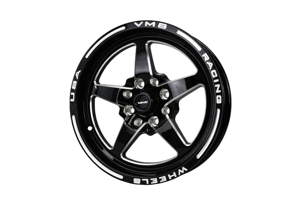FRONT DRAG RACE V-STAR 4 LUG WHEEL 15X3.5 4X108/4x114.3 -13 OFFSET (1.75 BACKSPACING) FOR FOX BODY 1979-1993 FORD MUSTANG GT/LX 5.0 and OTHERS // PART # VWST053