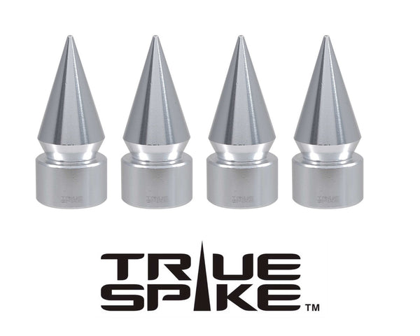 TPMS (TIRE PRESSURE MONITORING SYSTEM) SPIKE BILLET ALUMINUM AIR TIRE RIM WHEEL VALVE STEM CAP COVER KIT AVAILABLE IN MANY COLORS // PART # WVC003