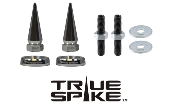 SPIKE or BULLET LICENSE PLATE FRAME WASHER BOLTS SCREWS CAPS FASTENERS COMPLETE KIT ANODIZED/CHROME/NEO CHROME // LPH002 & LPH005(BULLET) or LPH006(SPIKE)