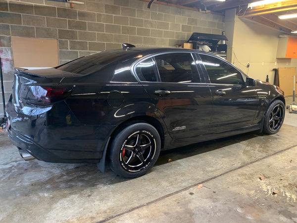 DRAG PACK STREET DRAG RACE V-STAR 17x10 44 OFFSET & 18x5 -25 OFFSET 5X120 10-23 GEN 5/6 CAMARO SS & V6, 08-09 PONTIAC G8 GT, 14-17 CHEVY SS,  08-14 CADILLAC CTS-V, 06-13 CORVETTE Z06 & GS BLACK OR POLISHED // PART# VWST015 & 16, VWST029 & 30, VWST098 & 99
