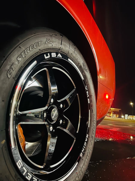 STREET DRAG RACE REAR V-STAR WHEEL 17x10 (30 OFFSET) 5x115 FOR 2006-2023 DODGE CHARGER, CHALLENGER, DEMON INCLUDING SRT 392 & HELLCAT // PART # VWST031, VWST033, VWST100