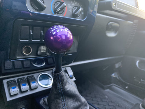 TITANIUM BURN SHIFT KNOB 6 SPEED 2