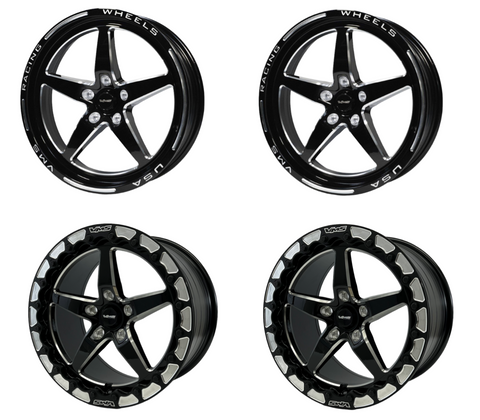 DRAG PACK DRAG RACE BEADLOCK V-STAR WHEELS 17x10 (30 OFFSET/6.75