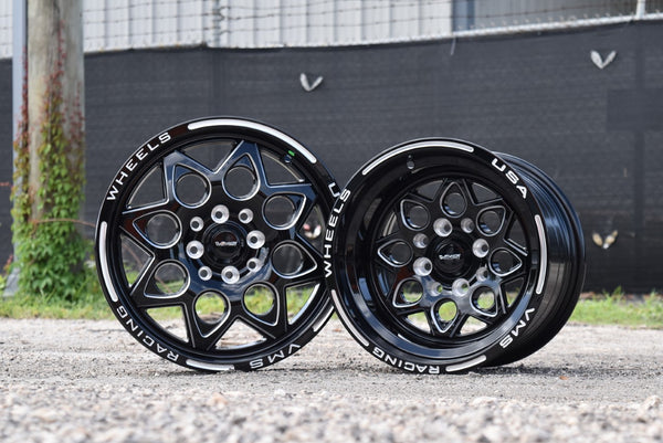 FRONT or REAR ROCKET DRAG RACE 4 LUG WHEEL 13x9 4X100/114.3 0 OFFSET GREAT FOR HONDA CIVIC CRX ACURA INTEGRA // PART # VWRT001
