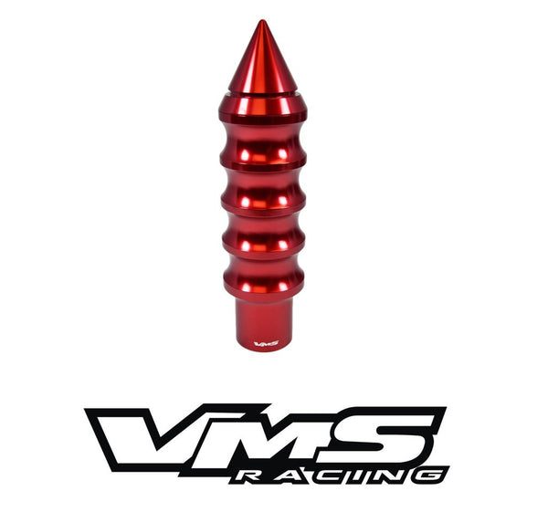 SPIKED RIBBED EXTENDED SHIFT KNOB WITH SECRET STASH SPOT FOR HONDA CIVIC ACURA INTEGRA FORD MUSTANG CAMARO NISSAN