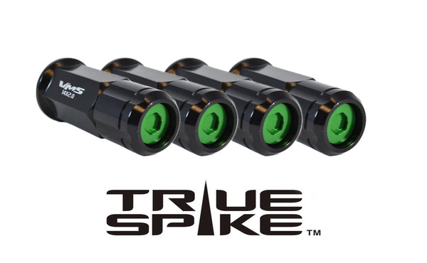 1/2-20 71MM LONG CNC MACHINED FORGED STEEL EXTENDED DUAL COLOR "TUNER STYLE" LUG NUTS WITH ANODIZED ALUMINUM CAP // CAP: 20MM DIAMETER 19MM HEIGHT PART NUMBER LGC012