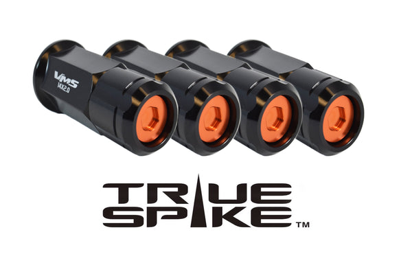 1/2-20 71MM LONG CNC MACHINED FORGED STEEL EXTENDED DUAL COLOR "TUNER STYLE" LUG NUTS WITH ANODIZED ALUMINUM CAP // CAP: 20MM DIAMETER 19MM HEIGHT PART NUMBER LGC012
