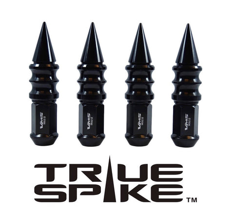 14X2.0 MM 124MM LONG CNC MACHINED FORGED STEEL EXTENDED RIBBED SPIKE LUG NUTS ANODIZED ALUMINUM TRUCK LENGTH 04-14 FORD F150 RAPTOR TREMOR EXPEDITION // 25MM CAP DIAMETER 73MM CAP LENGTH PART NUMBER LGC029