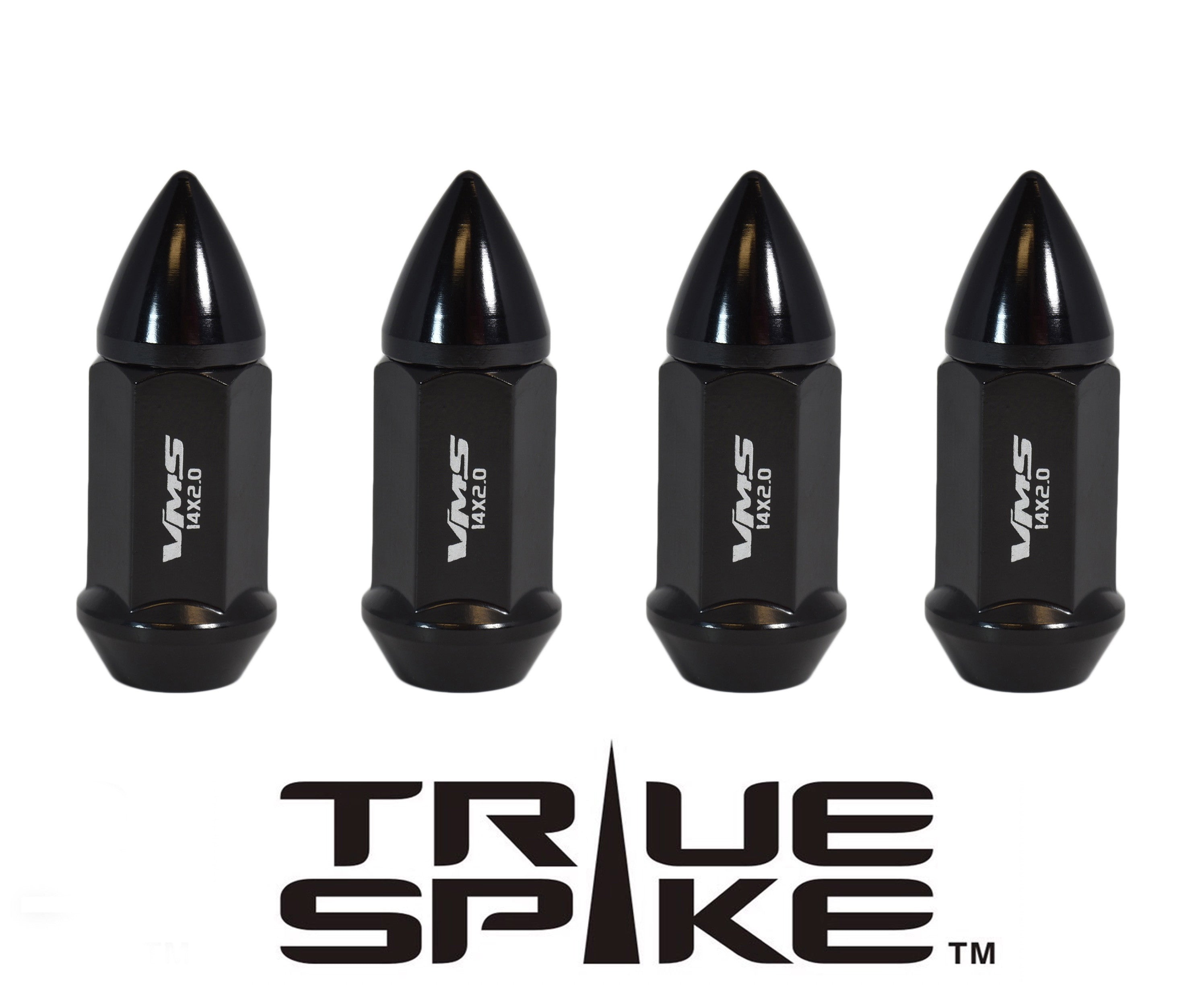 14x1.5 MM CARS ONLY!! NO TRUCKS!! 62MM LONG CNC MACHINED FORGED STEEL EXTENDED SPIKE SMALL BULLET LUG NUTS ANODIZED ALUMINUM CAP // 20MM DIAMETER 21MM HEIGHT PART # LGC010